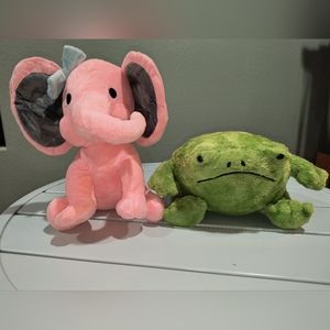 Juguetes  de peluche, De rana y elefante , para adultos y niños , Nuevos.